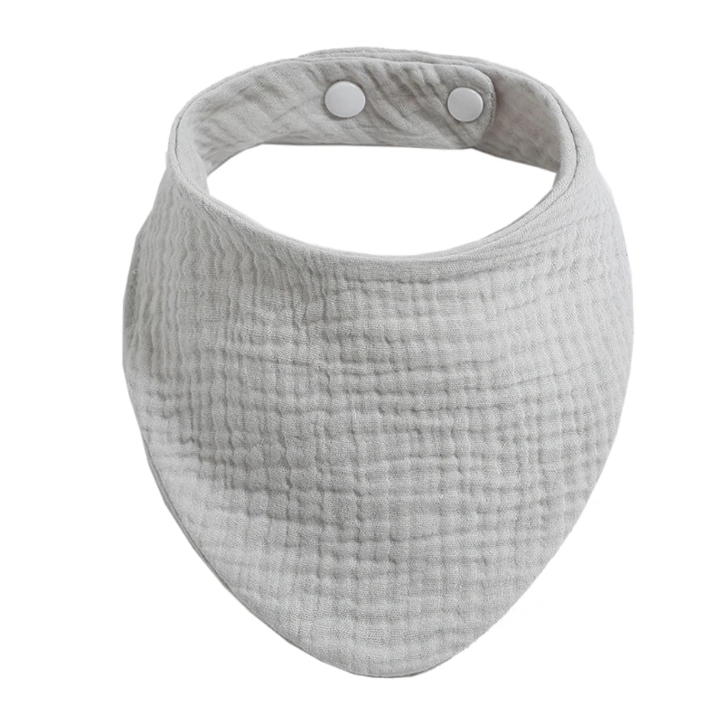 Organic Cotton Muslin Baby Bandana Bib - Soft & Absorbent Scarf