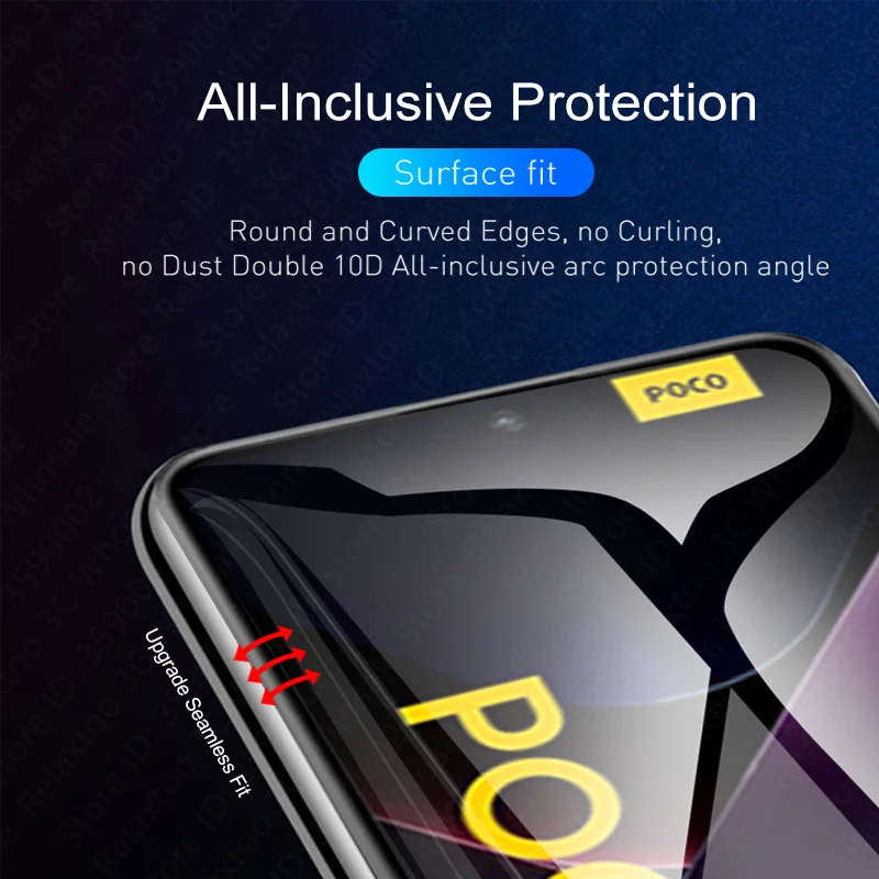 Ultimate 3-Pack Soft Hydrogel Screen Protector Set - Advanced 999D Protection, Not Glass