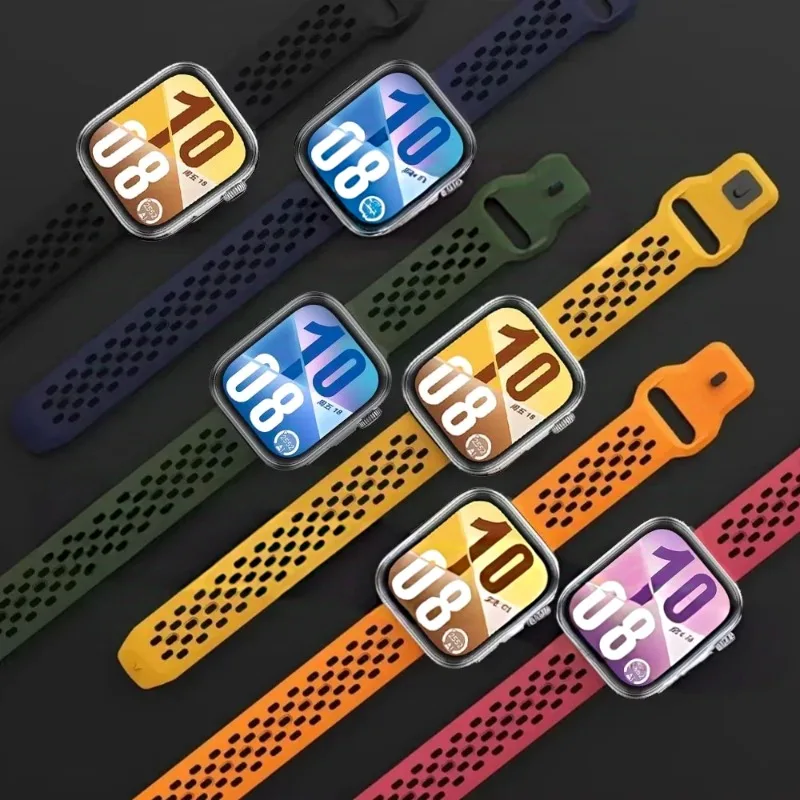 Breathable and Comfortable Sports Silicone Strap - Easy Adjustment Bracelet