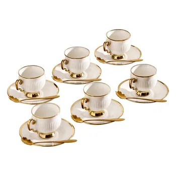 18pc Ceramic Coffee Cup Set 1