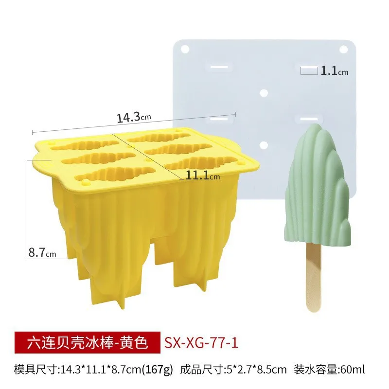 1pc Cute Teddy Bear Ice Cube Tray Flexible Food Grade Silicone Ice Cube Mold Trays For Freezer