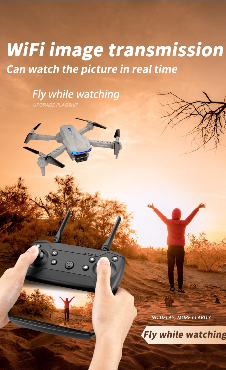 S89 Foldable Dron HD 4K Aerial Camera Dual Camera Quadcopter Fixed Height Drone phantom 6 ch remote control quadcopter