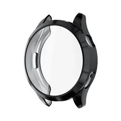 Soft TPU Screen Protector Case - Premium Protective Silicone Shell for Xiaomi Watch 5 (Black)