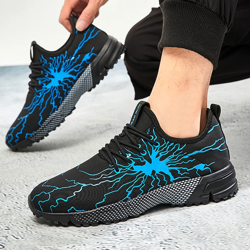 Modern Men's Breathable Mesh Casual Shoes Lightweight Non-slip_voghion.com