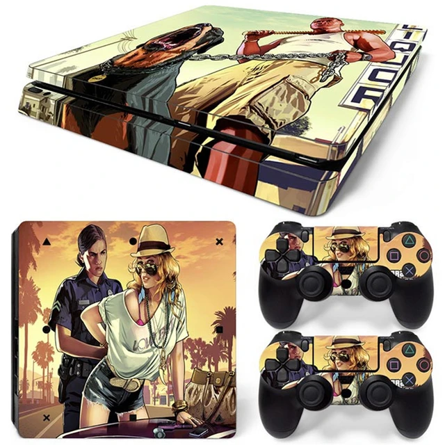 Grand Theft Auto V GTA 5 PS4 Pro Skin Sticker For Sony PlayStation 4  Console and Controllers PS4 Pro Stickers Decal Vinyl - AliExpress