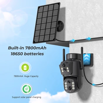 8MP 4K Solar WiFi Security Camera 2
