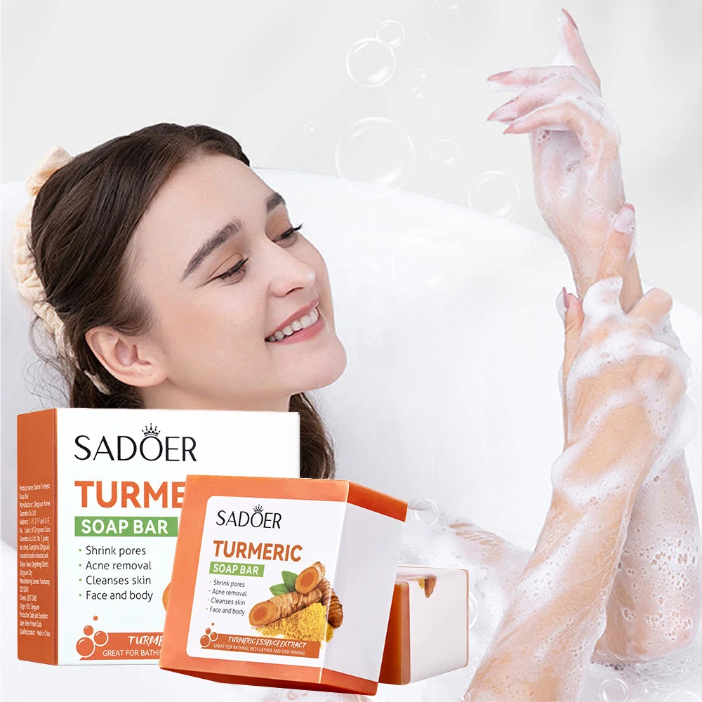 

Essential Oil Handmade Soap Body Shaping Chicken Skin Ginger Turmeric Soap Face Cleansing Moisture Acid Soap Health Beauty Bath