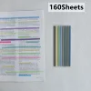 KindFuny 160 Sheets Sticky Note Transparent Sticky Note Index Tabs Arrow Flags for Page Marker Planner Stickers Office School 6