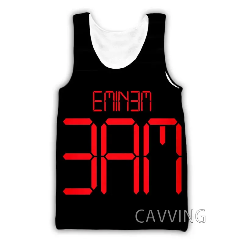 Ladies' Maternity Wear 3D Printed EMINEM Vest New Fashionable Men's and Women's Vest Summer Men's Round Neck Pullover