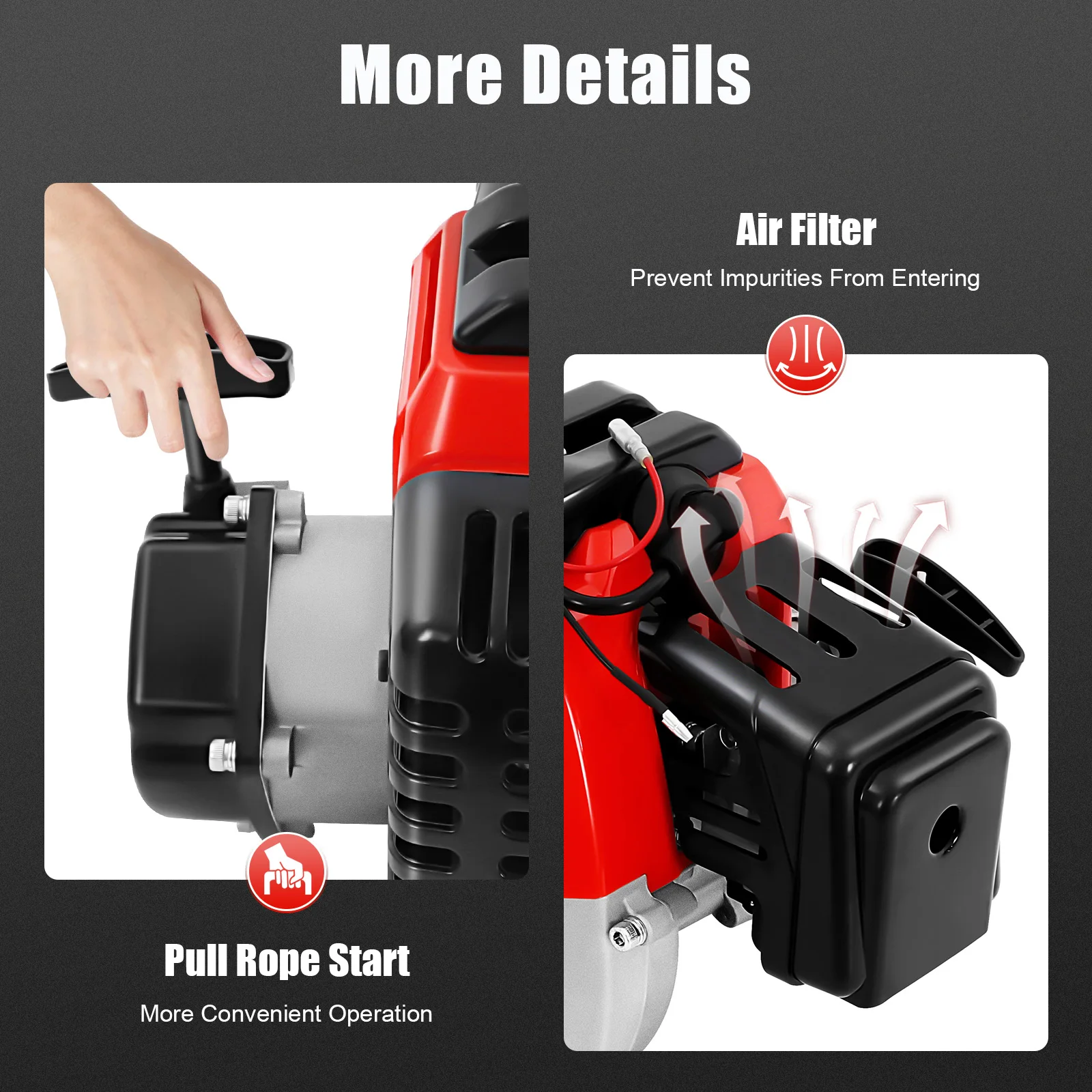 49cc Gasoline Engine Motor Direct Replacement Dual Sport Motorcycle Engine Air-cooledfor Road Motocross Motorcycle Scooter