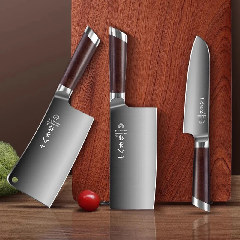 SHIBAZIStainlessSteelChineseChefKnifeProfessionalKitchenChoppingKnivesFishMeat