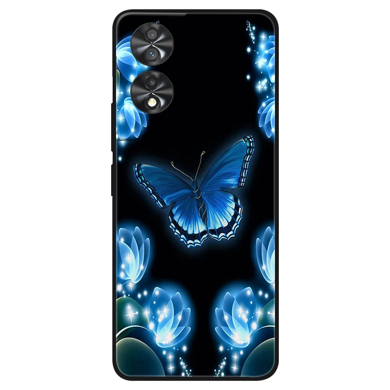 Shockproof TPU Soft Silicone Phone Cover with Cute Painted Design