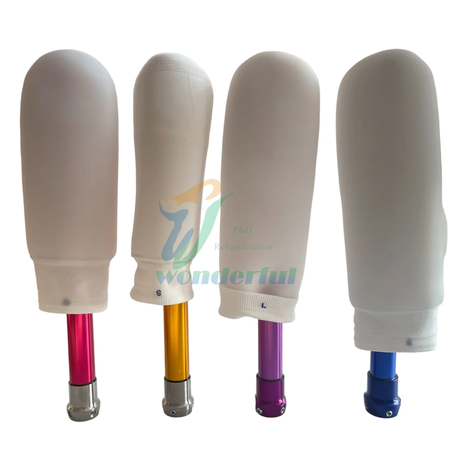 High Quality Cotton Gel Sock Prosthetic Leg Socket Residual Limb Knee Joint Prosthesis Below Knee Us Gel Socks Rehabilitation
