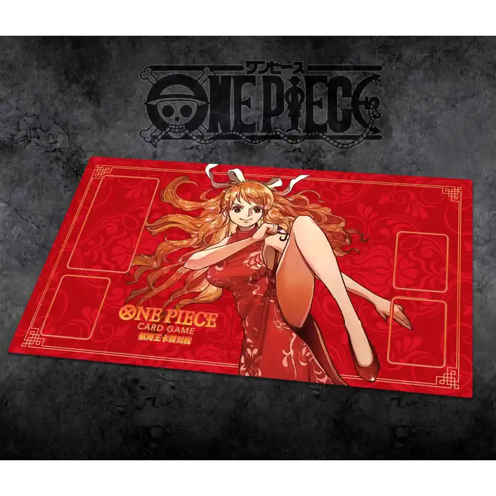 60*35Cm Diy OPCG One Piece Luffy Nami Hancock Dedicated Game Card Mat OPCG Zoro Shanks Battle Game Anime Table Mat Gift Toys