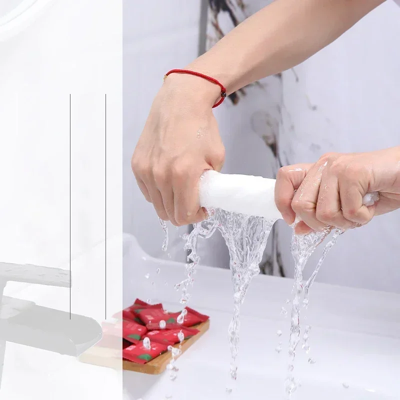 compressed towel 5/10/20pcs Disposable Travel Towels Compressed Facial Wipe Compact Tablet Mini Wipes Wipe Square Wipes Tissues Convenient Towels