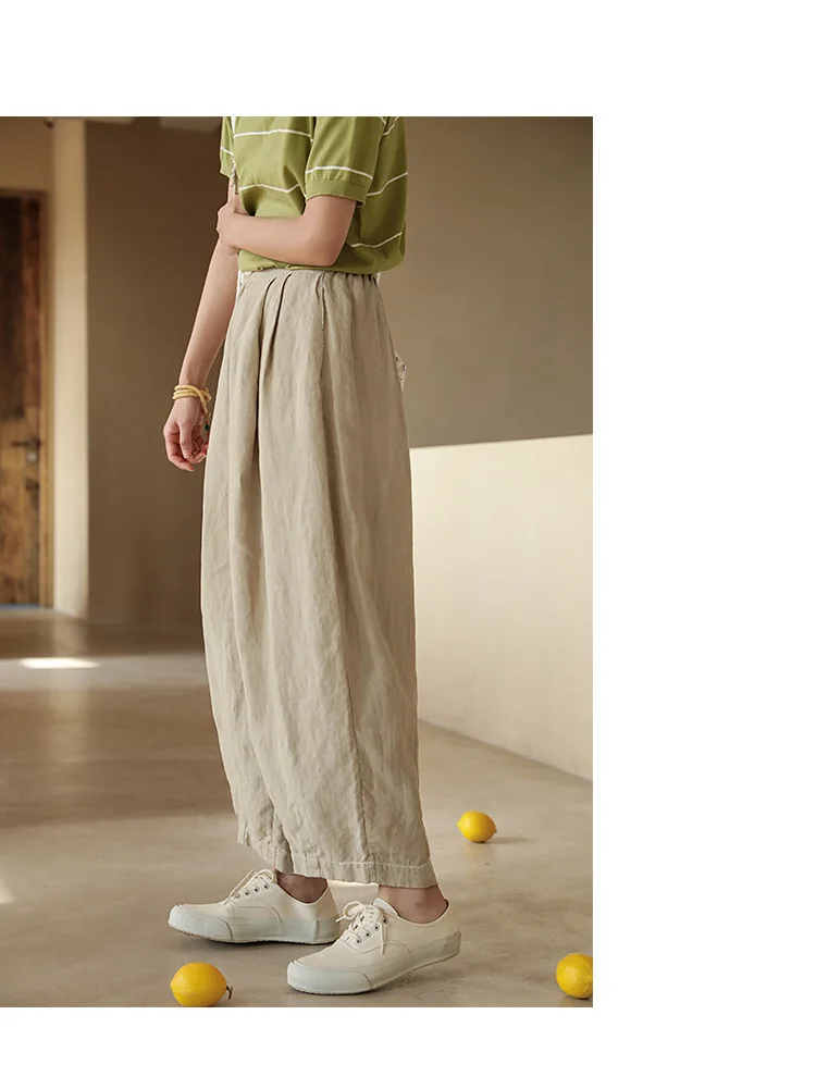 Рисунок 3 - 100% льняные широкие брюки