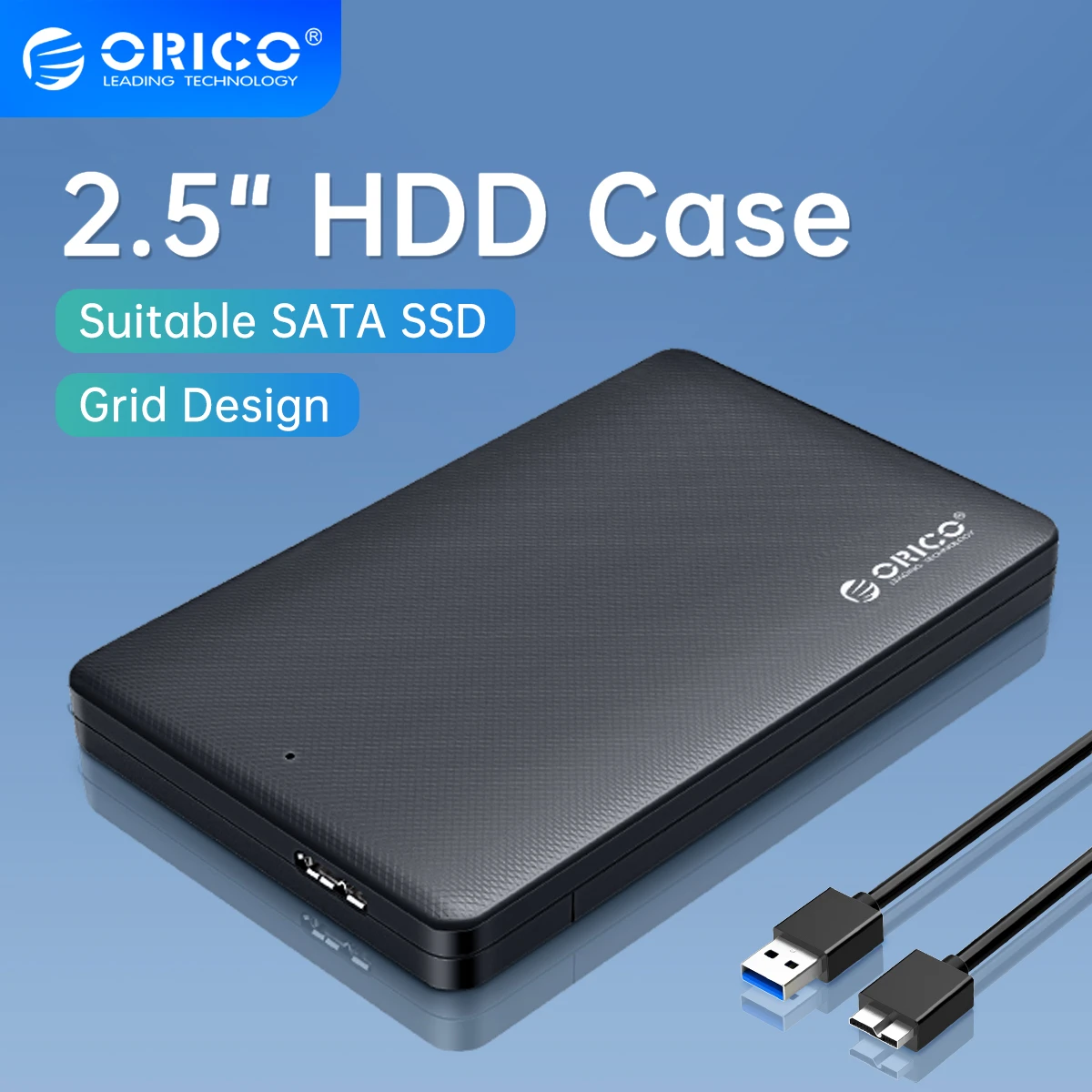 cargando seguro exprimir ORICO carcasa de disco duro externo SATA 3,0 a USB3.0, adaptador de carcasa  de disco duro de 2,5 pulgadas para Samsung Seagate SSD|Estuches para discos  duros| - AliExpress