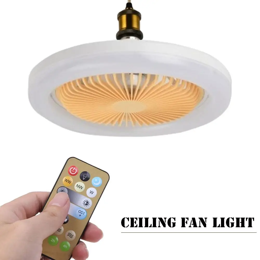 

New with Remote Control Ceiling Fan Ceiling Fan Light Modern 10.2inch White