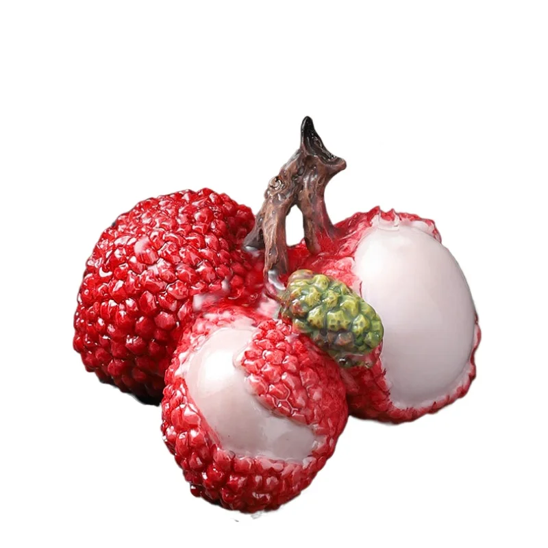 Color Change Litchi Tea Pet Gong Fu Tea Ceremony Accessories Decoration for Living Room PetsTea set accessories Decoration