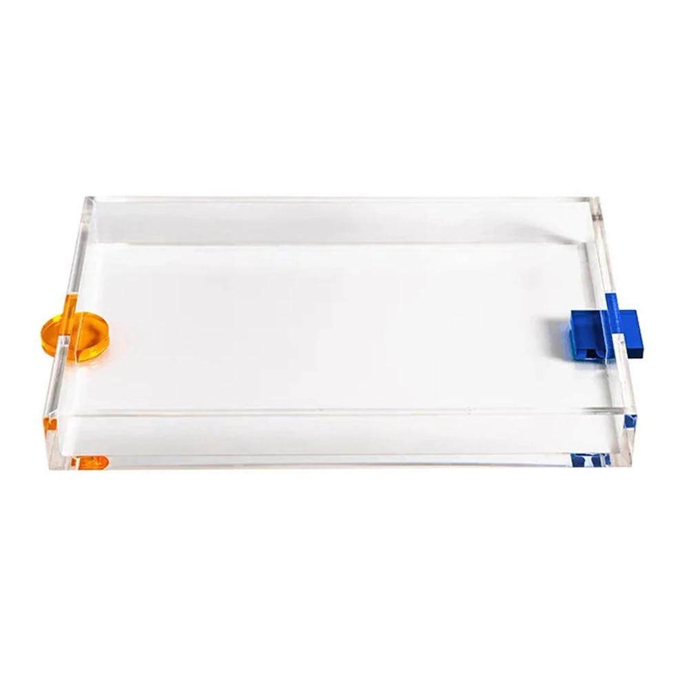 Acrylic Serving Tray - Clear Tray for Home and Par...