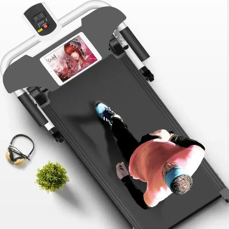 New Treadmill Home Small Fitness Equipment Mini Folding Style Lengthened Stepper Three-in-one Multi-function Manual Adjustment X