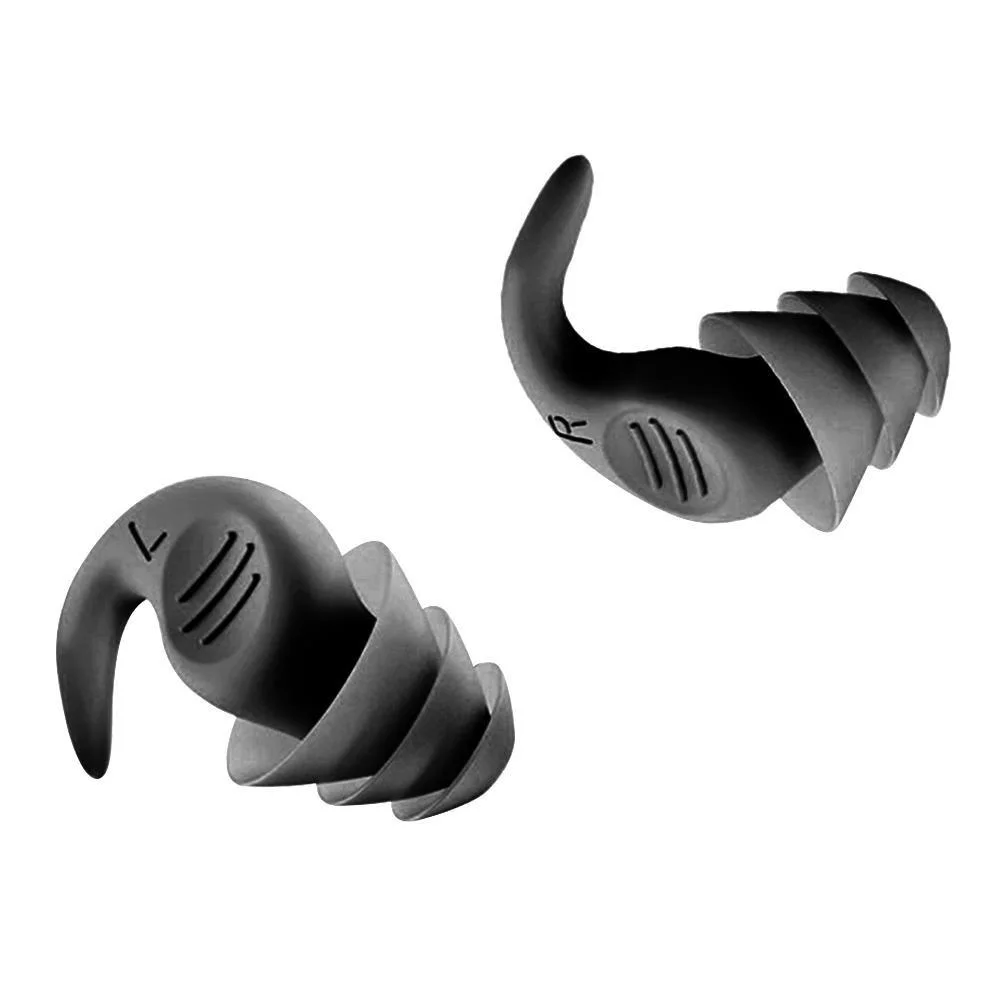 1 Pair Silicone Sleeping Spiral Ear Plugs Sound Insulation Ear Protection Earplugs Anti-Noise Plug for Travel Noise Reduction