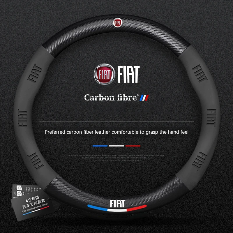 FIAT Steering Wheel Cover - Premium Car Interior Accessory