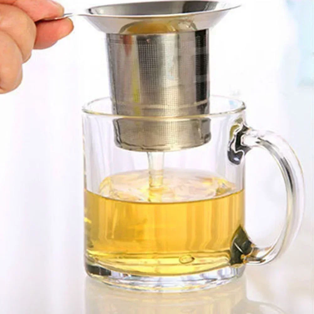 Reusable Loose Stainless Steel Infuser Leaf Filter Mesh Tea Strainer tea infuser