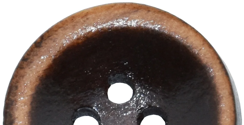 Handgefertigte Holzknöpfe für Frauen, runde Schüssel, polnische Kanten, Nähknöpfe, handgefertigter Holzknöpfe, 4 Löcher, 15 Stück, 30 Stück, 50 Stück, 18 mm – Detail 4