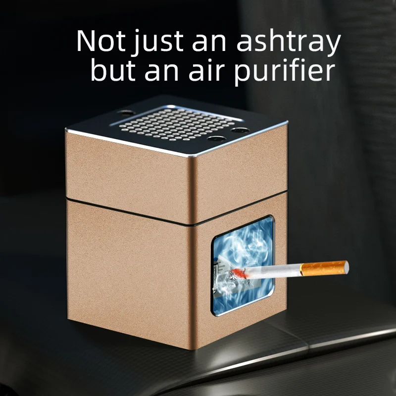 AP078 Ashtray air purification Ashtray purification Practical automatic purifier ashtray Portable anti-second-hand smoke ashtray 2