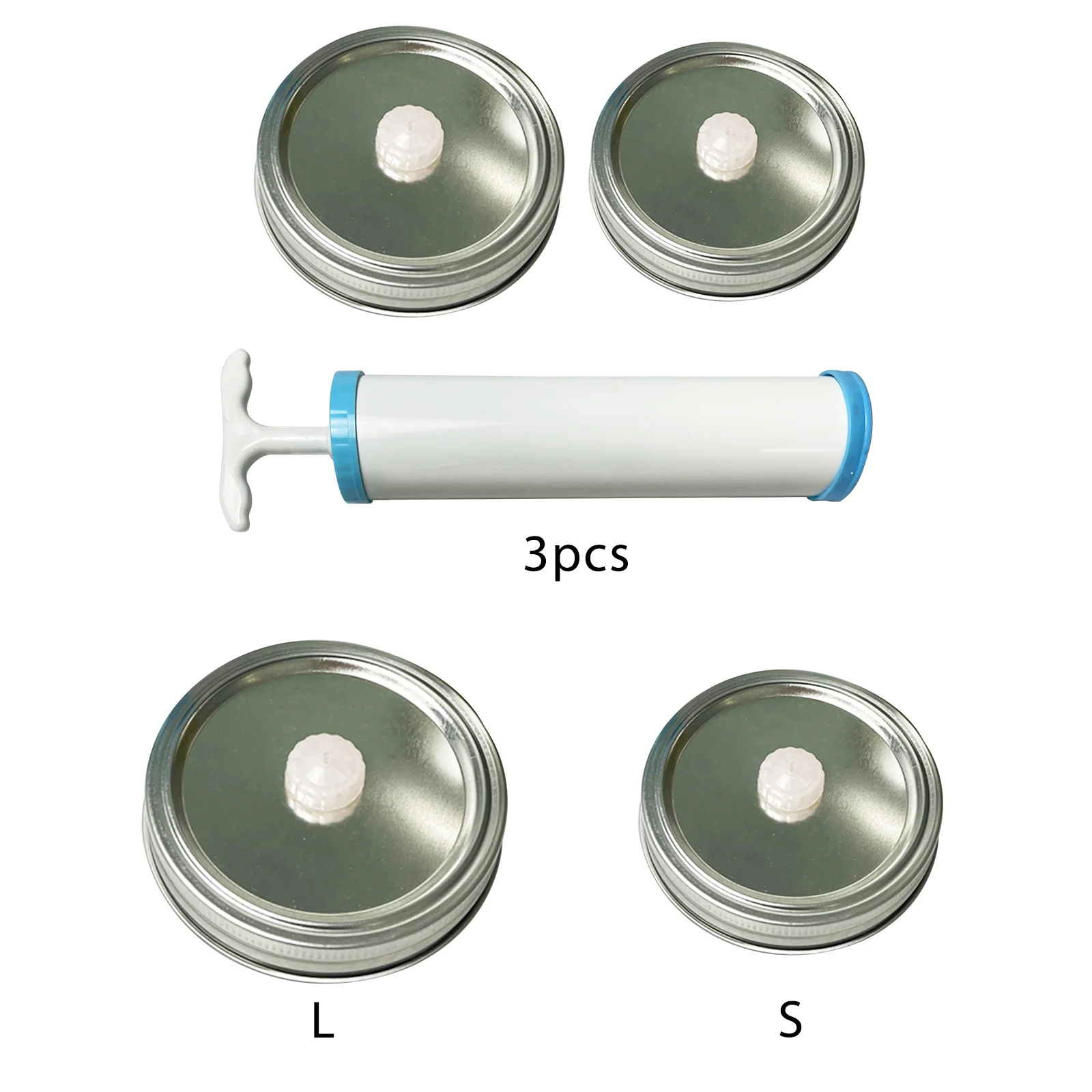 Mason Jars Covers Vacuum Preservation Lids Set Mason Can Air Extraction Caps