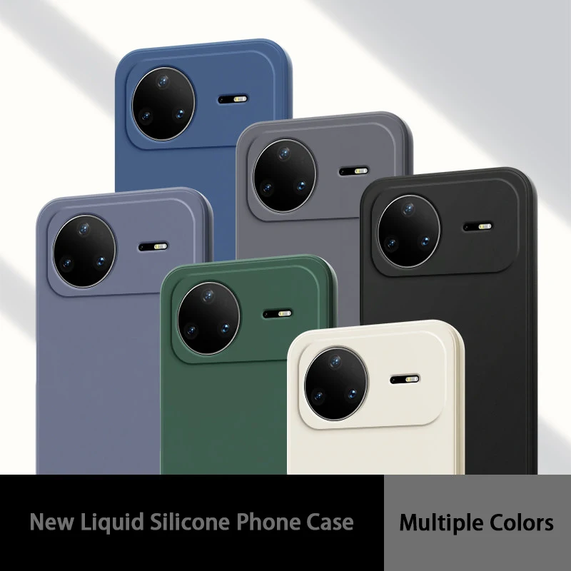 Original Fashion Liquid Silicone Phone Case - Simple & Classic Design