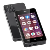 هاتف Melrose S9 Pro Super Mini مقاس 3 بوصات فائق النحافة رباعي النواة 2 جيجابايت + 16 جيجابايت هاتف محمول 5 ميجابكسل 1000 مللي أمبير في الساعة 3G هاتف ذكي صغير مدمج يعمل بنظام أندرويد 3