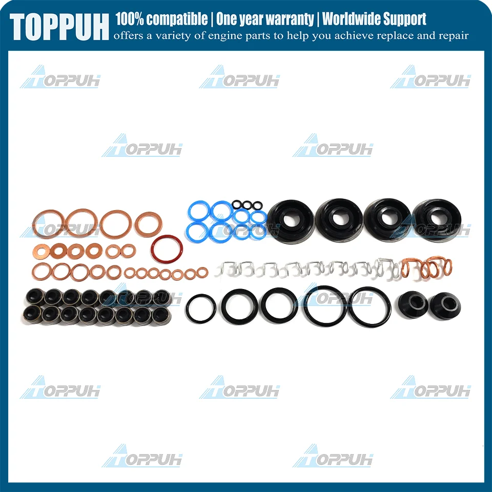 Kubota V3800 V3800DI V3800-DI-T 16 밸브 엔진에 적합, 풀 엔진 헤드 개스킷 세트