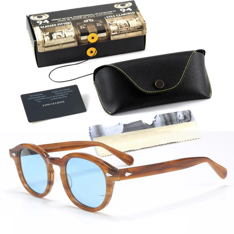 Sonnenbrille Mann Johnny Depp Lemtosh Polarisierte Sonnenbrille Frau Luxus Marke Vintage Acetat Rahmen Nachtsicht Brille – Detail 5