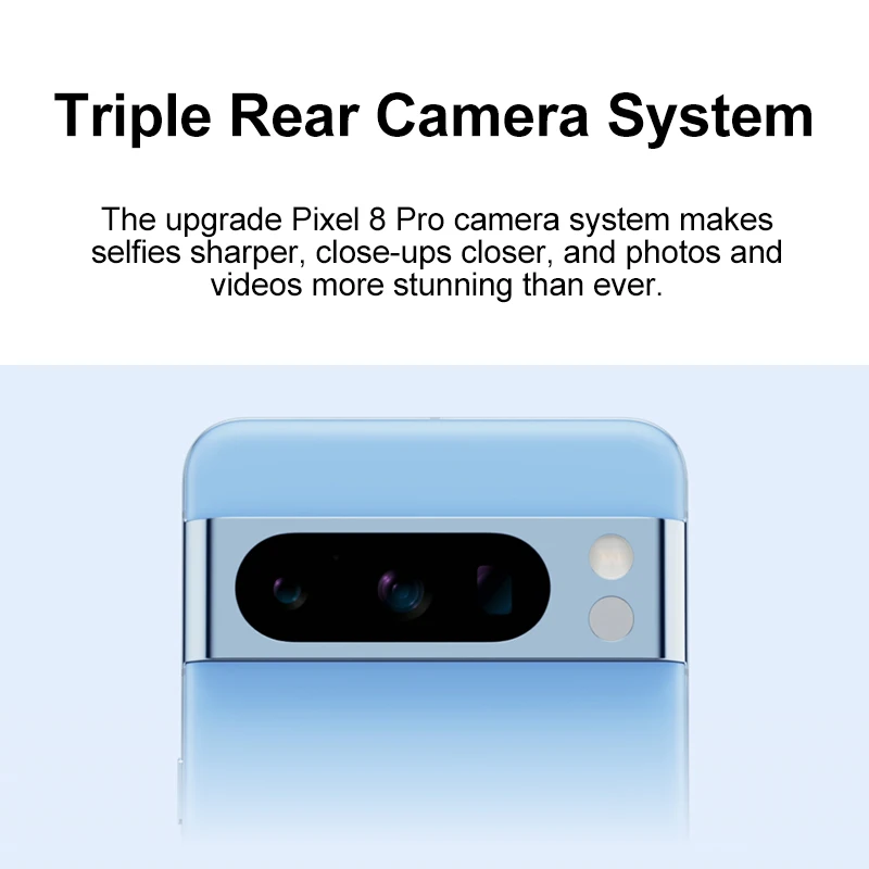 Google-Pixel 8 proグローバルバージョン,5g,Google Stor g3,120hz