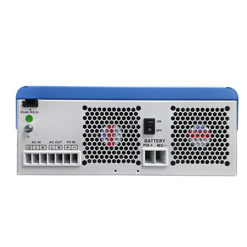 6.2KW Hybrid Solar Inverter 230V 48V Pure Sine Off Grid On Grid Inversor 120A MPPT Solar Charge Controller for PV Panels