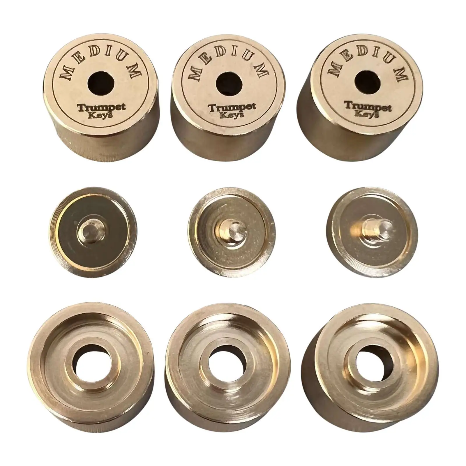 

Metal Made With Brass Trumpets Valve Caps For Long-lasting Durability And Excellent Sound Durable Music Accessories