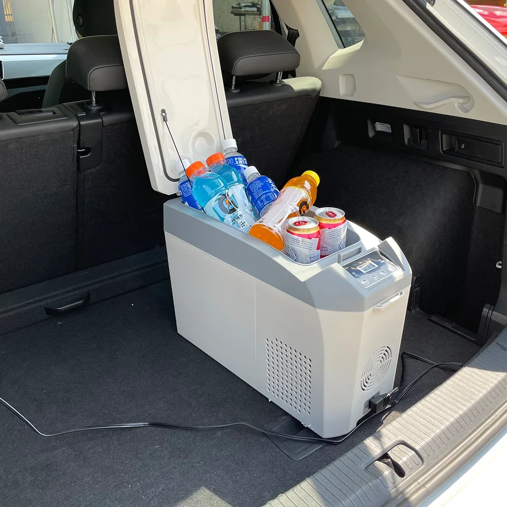콜쿠 휴대용 12V DC 컴프레서 10L 미니 자동차 냉장고 플라스틱 냉동고 캠핑 야외 카라반 RV용