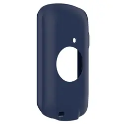 Premium Silicone Protective Cover for GPS Bicycle Computer - Durable Dust Bumper & Anti-collision Shell Accessories (Dark blue)