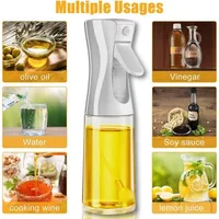 Spray d'huile pour la cuisson, bouteille distributrice d'huile d'olive, pulvérisateur, brume, vinaigre d'huile de qualité alimentaire réutilisable, bouteille de pulvérisation, accessoires de cuisine 5
