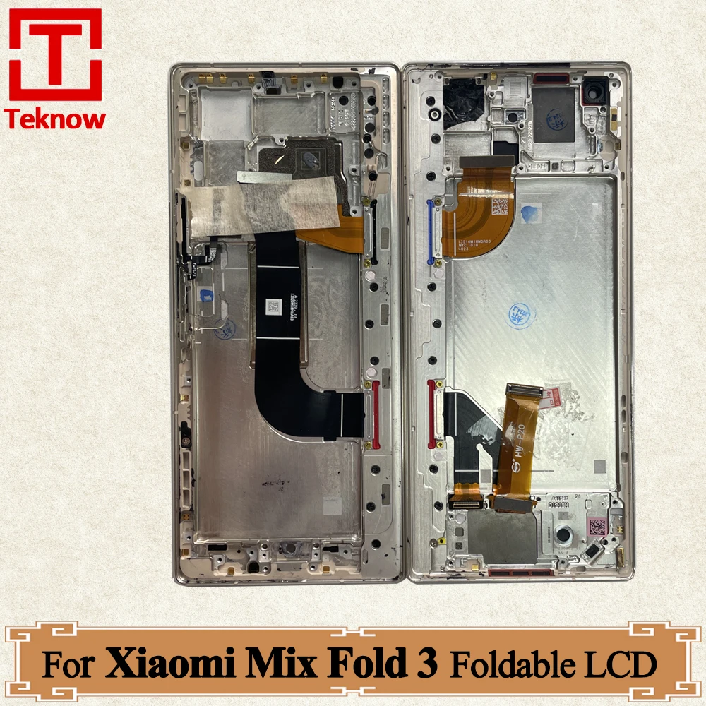 Origina 8.03 ''Display Per Xiaomi Mix Fold 3 Pieghevole Lcd Touch Panel Screen Digitizer Sostituire Per Xiaomi Mix Fold 3 Schermo Principale