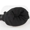 Winter warm Gloves Fingerless Convertible Thermal Mittens Gloves Windproof Polar Fleece Warm men women double-layer Flap Gloves 3