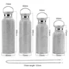 500/750/1000ml Diamond Thermos Bottle With 2pcs Chain Portable Rhinestone Water Bottle Double Wall Stainless Steel Thermal Flask 4