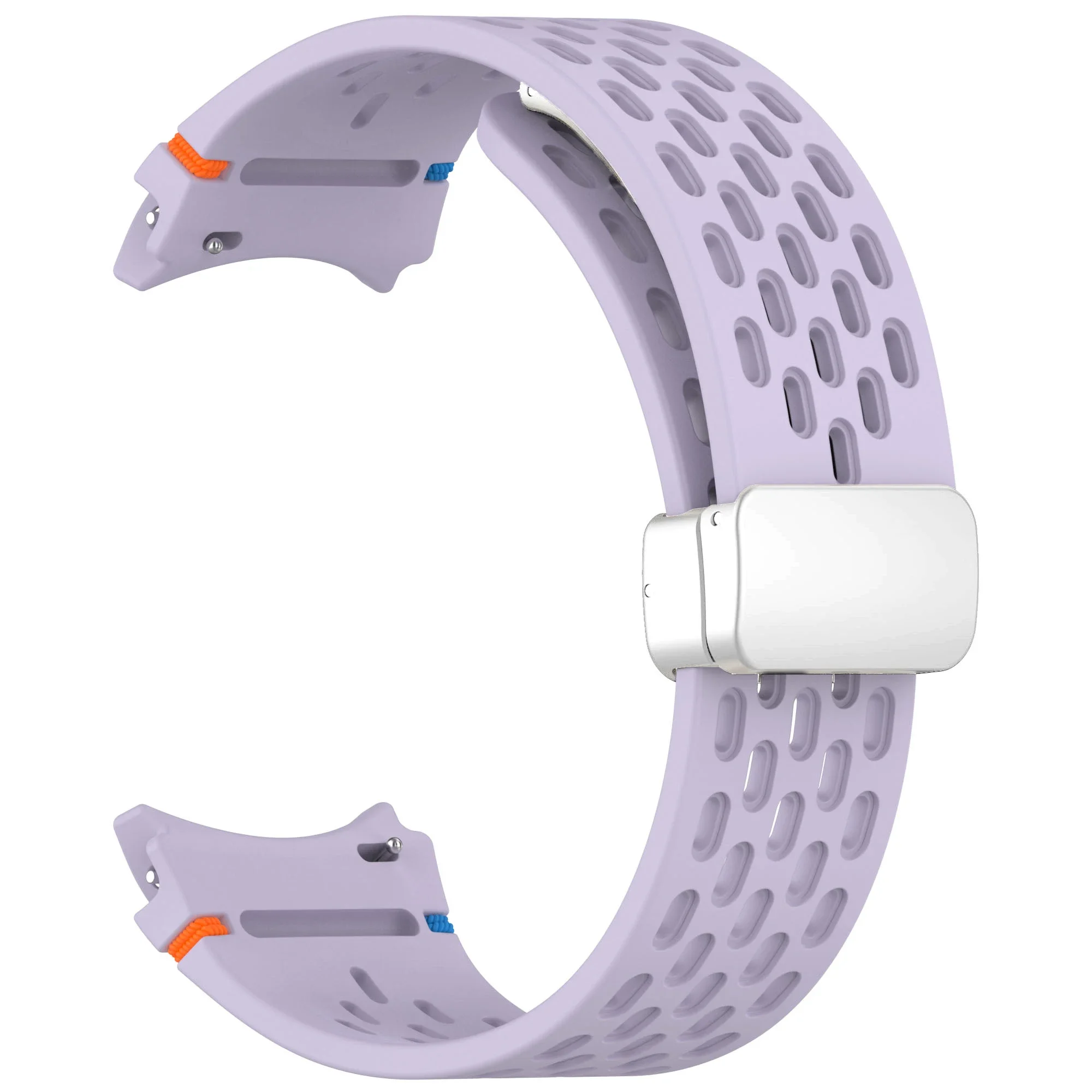Magnetic Silicone Watch Band with Gapless Design