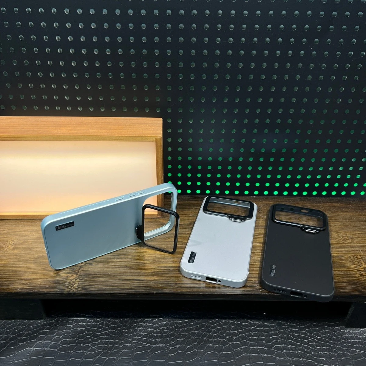 Ultra Thin Frosted Full Cover Lens Bracket PC Anti-drop Case