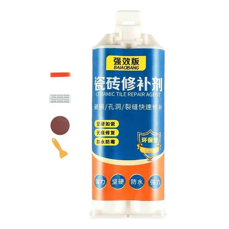 

Tile Repair Multi-purpose Porcelain Repair Kit High And Low-Temperature Resistance Tile Repair For Ceramic Porcelain Acrylic