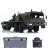 8x8 RC 1/14 Tractor Truck SLT56 Full Metal Remote Control Military Transport Car 3-speed Transmission PL18 Lite Sound Light Set 1