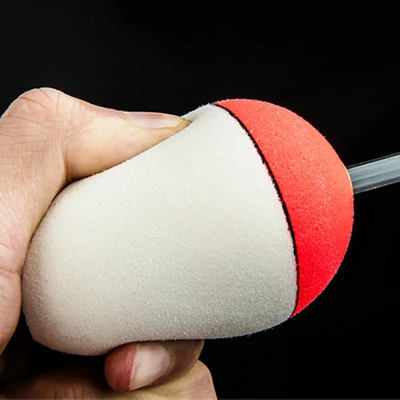 4/2pcs EVA Luminous Fishing Night Float Light Stick Foam Plastic Bobber Sea Rock Fishing Floats Buoyancy 10/20/30/50/60g/70/80g