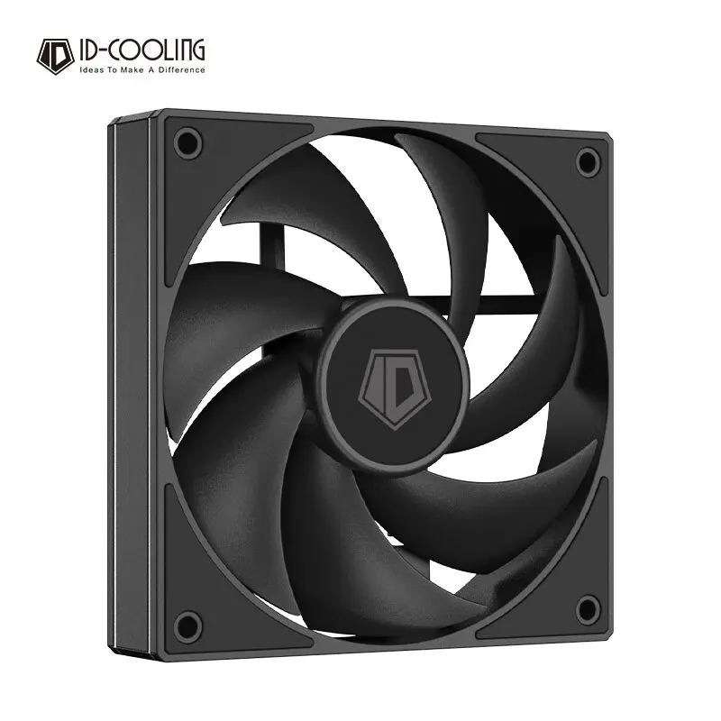 ID-COOLING AF-125 120mm FDB Bearing PWM Silent Fan, High Airflow Cooling for CPU